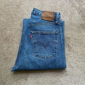 Levi's Blue High Rise Women Jeans